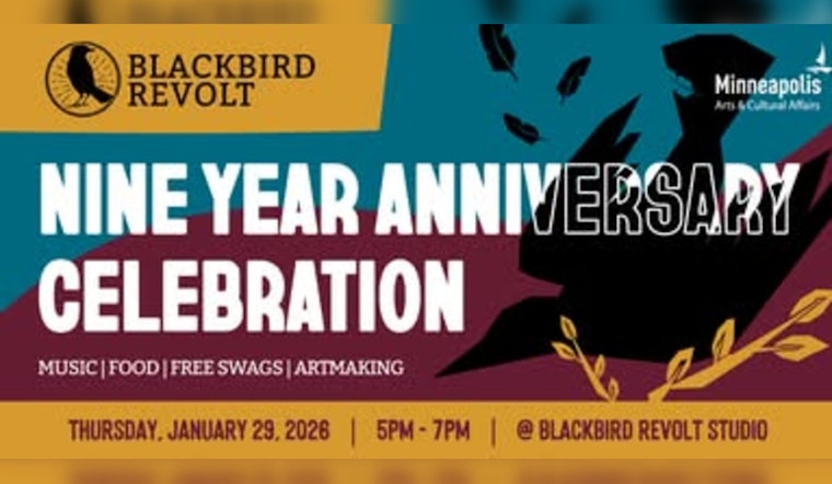 Minneapolis's Blackbird Revolt Celebrates 9 Years of Art and Activism at Harmon Place Event