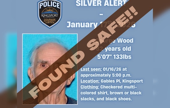 Missing Elderly Man Found Safe in Kingsport as Community and Police Efforts Prevail