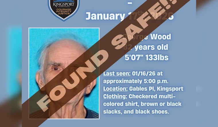 Missing Elderly Man Found Safe in Kingsport as Community and Police Efforts Prevail