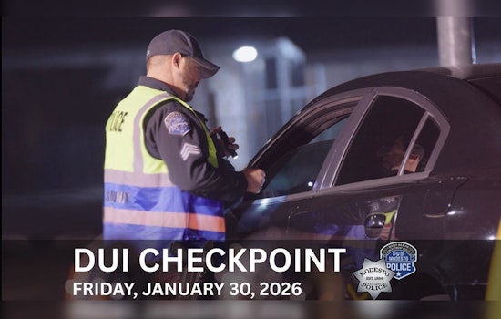 Modesto Police to Conduct DUI Checkpoint This Weekend, Drivers Advised to Plan Accordingly