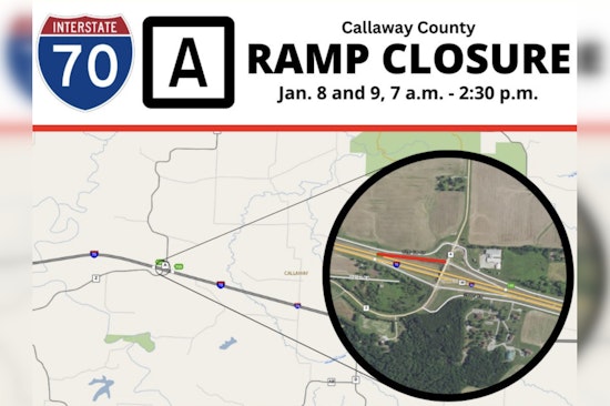 MoDOT Announces Daytime Closure of Route A to I-70 Westbound Ramp for Shoulder Improvements