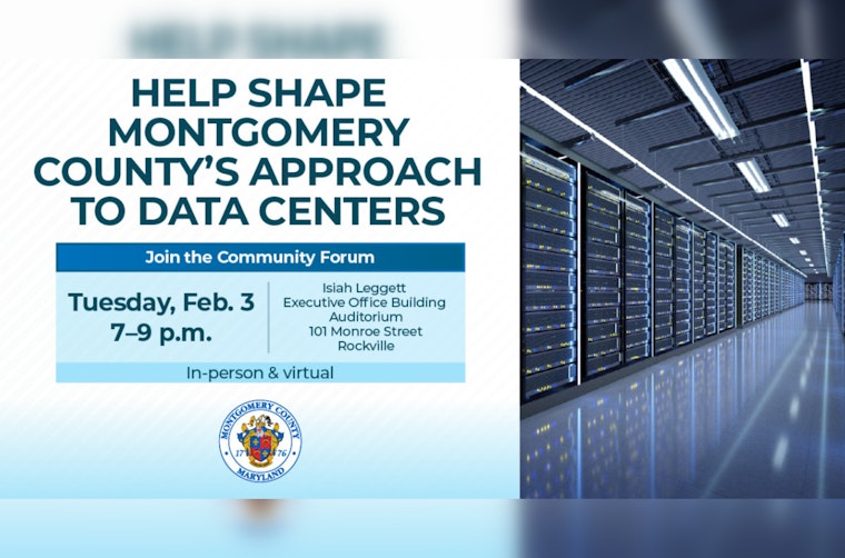 Montgomery County Hosts Open Forum on Data Center Impact and Policy