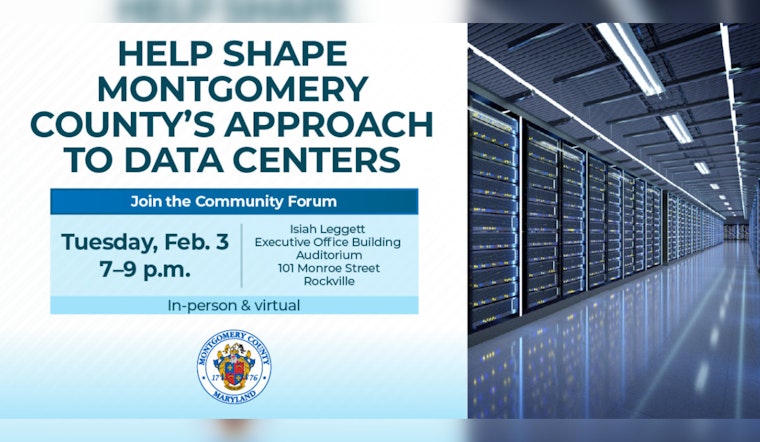 Montgomery County Hosts Open Forum on Data Center Impact and Policy