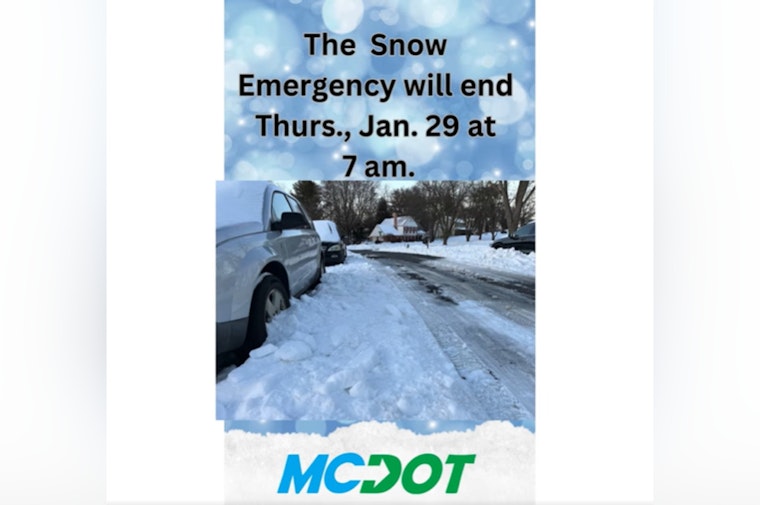 Montgomery County Lifts Snow Emergency, Residents Advised to Remain Cautious on Roads