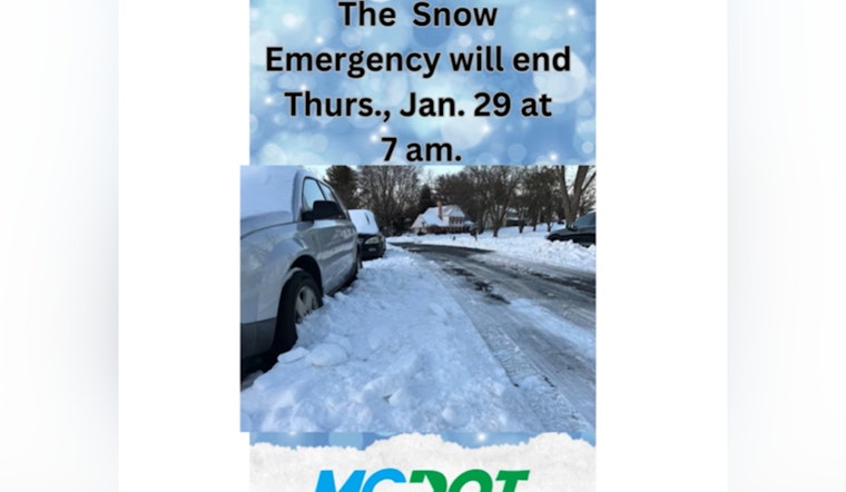 Montgomery County Lifts Snow Emergency, Residents Advised to Remain Cautious on Roads