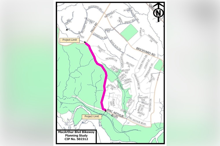 Montgomery County Switches MacArthur Boulevard Bikeway Meeting to Virtual Format Amid Weather Concerns