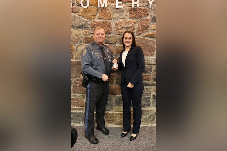 Montgomery Township Welcomes New Officer with Marine Corps Experience to Police Force