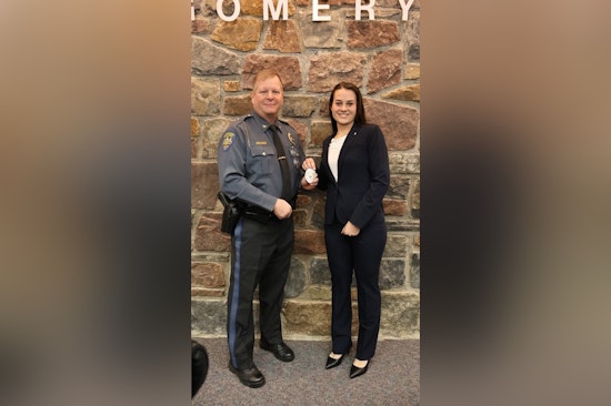 Montgomery Township Welcomes New Officer with Marine Corps Experience to Police Force