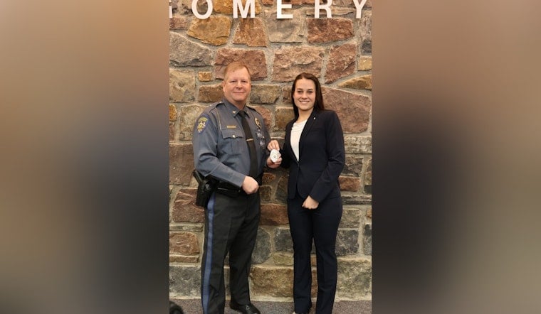 Montgomery Township Welcomes New Officer with Marine Corps Experience to Police Force