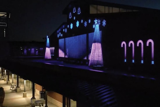 Moore Delights Residents with Final Free Christmas Light Show at The Station at Central Park