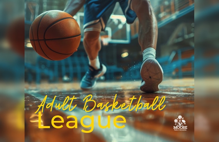 Moore Hooks Basketball Fans with Spring Men’s Adult Basketball League Sign-Ups