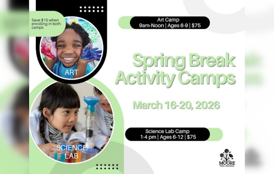 Moore, Oklahoma Offers Innovative Art and Science Camps for Kids Over Spring Break