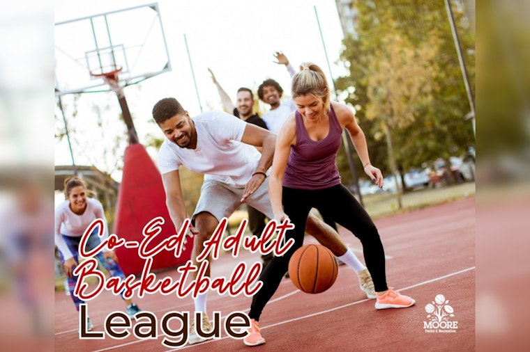 Moore, Oklahoma Opens Registration for Spring Co-Ed Adult Basketball League at The Station Recreation Center