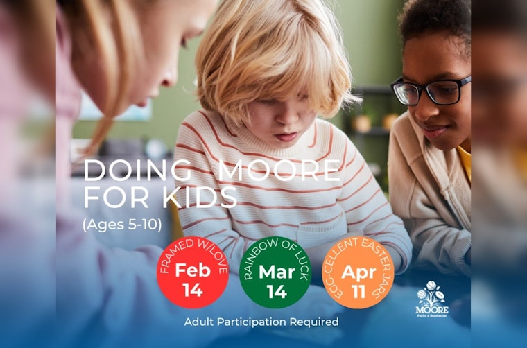 Moore's "Framed With Love" Event Offers Artful Family Fun This Valentine's Day