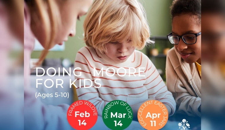 Moore's "Framed With Love" Event Offers Artful Family Fun This Valentine's Day