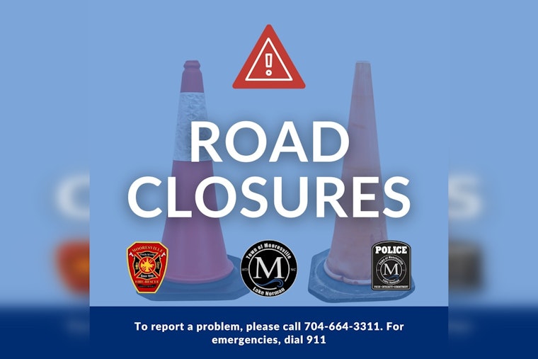 Mooresville, NC Braces for Winter Storm Fern with E. Center Avenue Closure and Detours Set