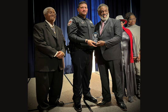 Murfreesboro Officer Honored with Jerry Anderson Hero Award for Life-Saving Rescue on I-24