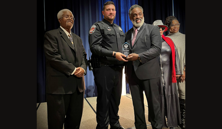 Murfreesboro Officer Honored with Jerry Anderson Hero Award for Life-Saving Rescue on I-24