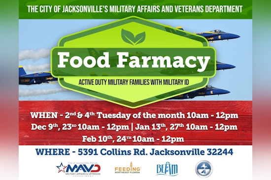 NAS Jacksonville Active-Duty Military Families to Receive Fresh Produce at Food Farmacy Event Tomorrow