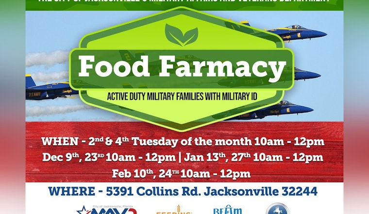 NAS Jacksonville Active-Duty Military Families to Receive Fresh Produce at Food Farmacy Event Tomorrow