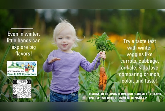 NC Department of Health Encourages Families to Explore Flavors with Winter Veggie Taste Test