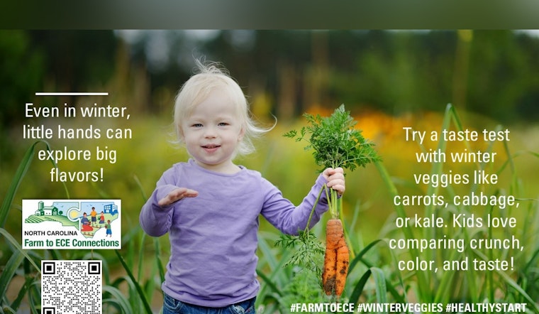 NC Department of Health Encourages Families to Explore Flavors with Winter Veggie Taste Test