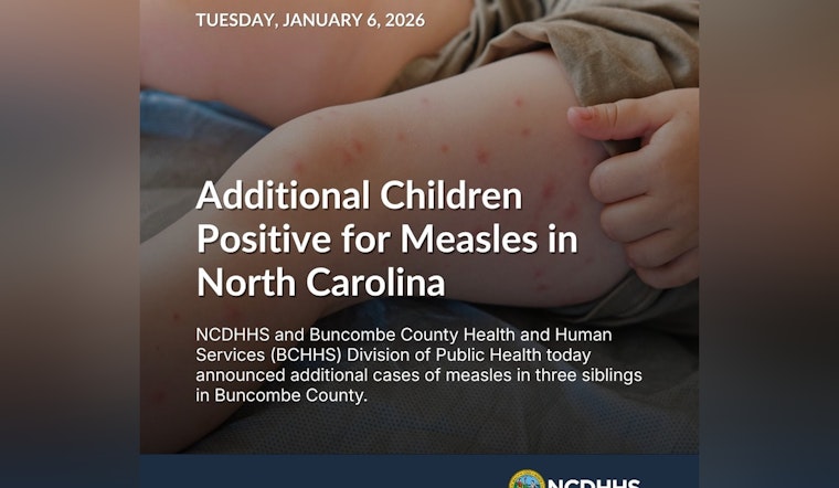 NC Health Officials Issue Measles Outbreak Alert in Buncombe County, Urge Vigilance and Vaccination