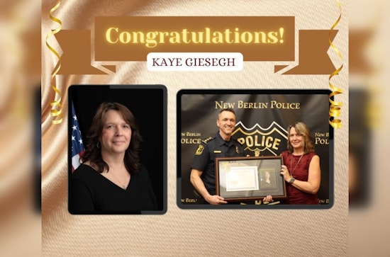 New Berlin Police Department Bids Farewell to Veteran Executive Assistant Kaye Giesegh After 26 Years