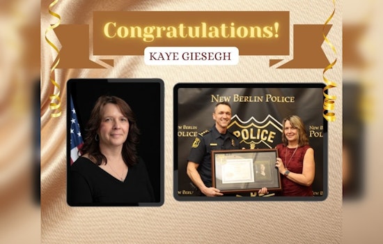 New Berlin Police Department Bids Farewell to Veteran Executive Assistant Kaye Giesegh After 26 Years