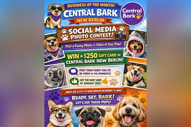 New Berlin Residents Invited to Participate in Central Bark's Dog Photo Contest with $250 Prize Up for Grabs