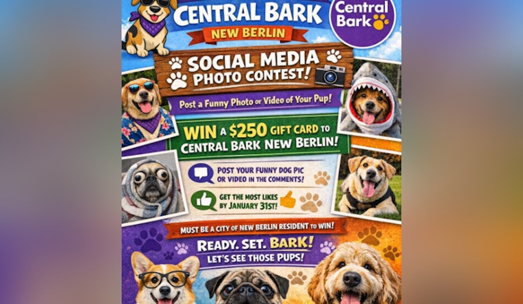 New Berlin Residents Invited to Participate in Central Bark's Dog Photo Contest with $250 Prize Up for Grabs