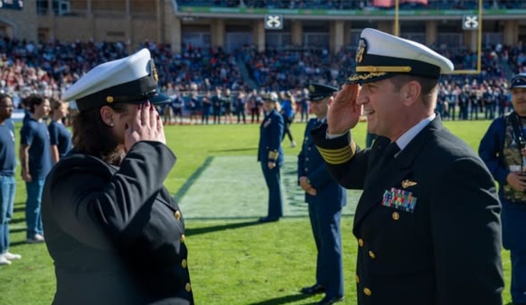 New Military Recruits Sworn In During Halftime at Armed Forces Bowl in Fort Worth