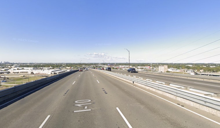 New Orleans Alert I-10 Nightly Closures for Guardrail Installation Starting January 18th