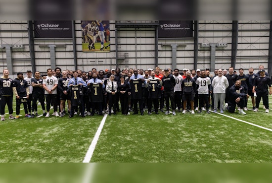 New Orleans Saints Honor Local Law Enforcement Heroes at Training Facility in Crescent City