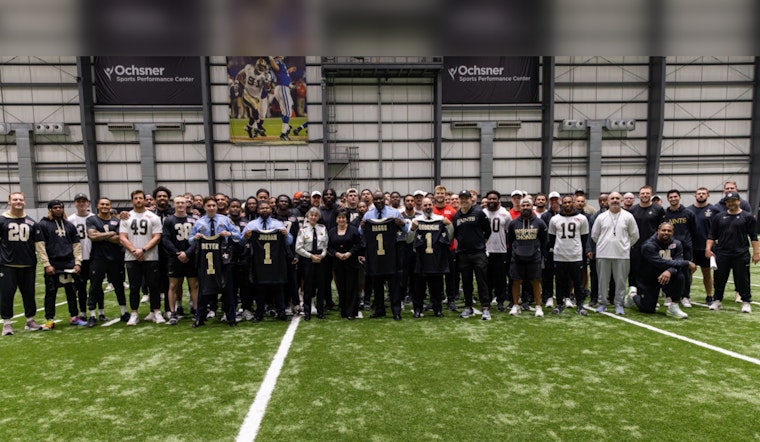New Orleans Saints Honor Local Law Enforcement Heroes at Training Facility in Crescent City
