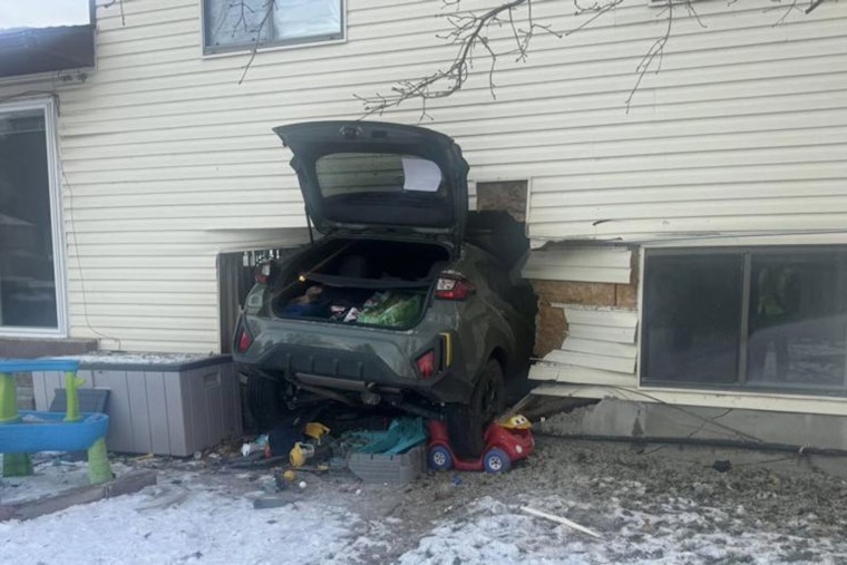 No Injuries After SUV Slams Into North Logan Home, Swift Response by Logan Firefighters Highlighted