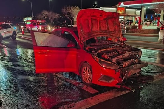 No Injuries Reported as Distracted Driver Causes Fiery Crash in St. George, Cited for Careless Driving