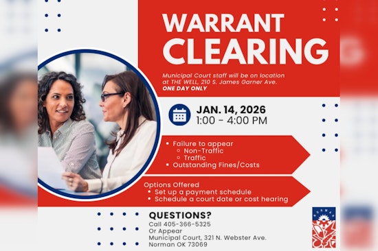 Norman Municipal Court Offers Reprieve with One-Day Warrant Clearing Event