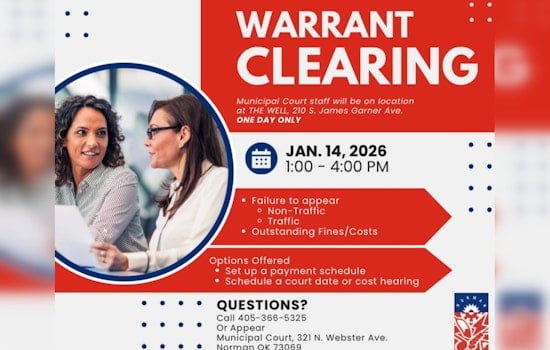 Norman Municipal Court Offers Reprieve with One-Day Warrant Clearing Event
