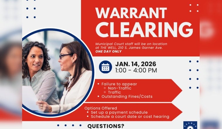 Norman Municipal Court to Host Warrant Clearing Event at The Well on January 14