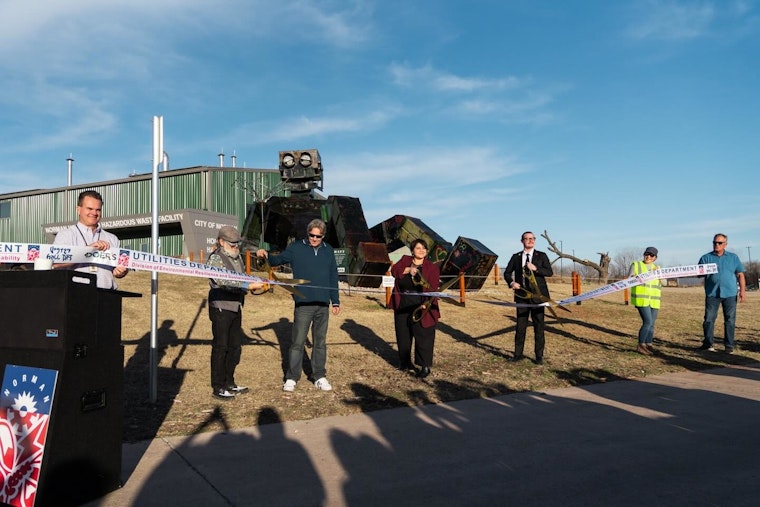 Norman, Oklahoma Unveils 'HazMatt' Sculpture Emphasizing Sustainability at New Waste Facility