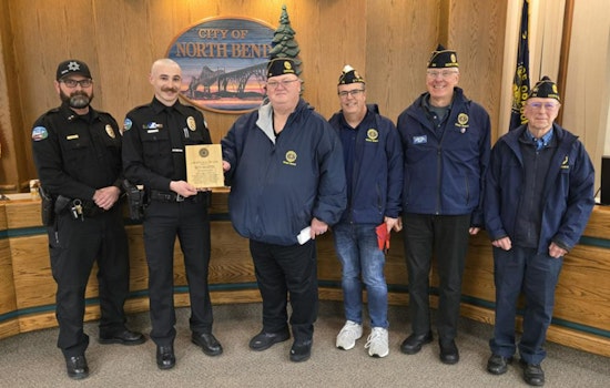 North Bend Celebrates K9 Officer Ben Martin as Officer of the Year, Recognized by American Legion Post 34