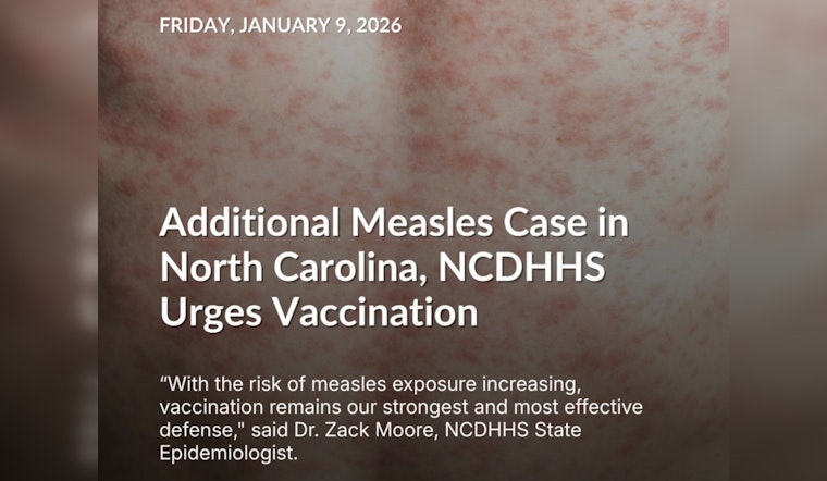 North Carolina Health Officials Urge Vaccination as Measles Cases Rise and South Carolina Reports Surge