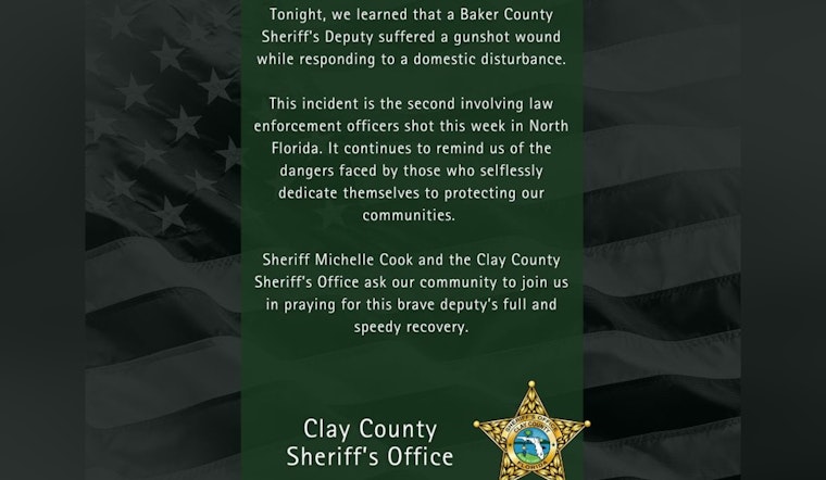 North Florida Deputy Wounded in Shooting Amidst Growing Concerns for Officer Safety