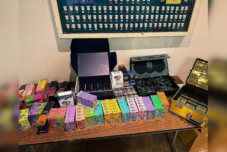 North Las Vegas Police Seize Hundreds of Illegal Vape Products in Late-Night Traffic Stop