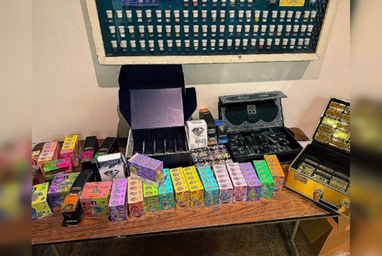 North Las Vegas Police Seize Hundreds of Illegal Vape Products in Late-Night Traffic Stop