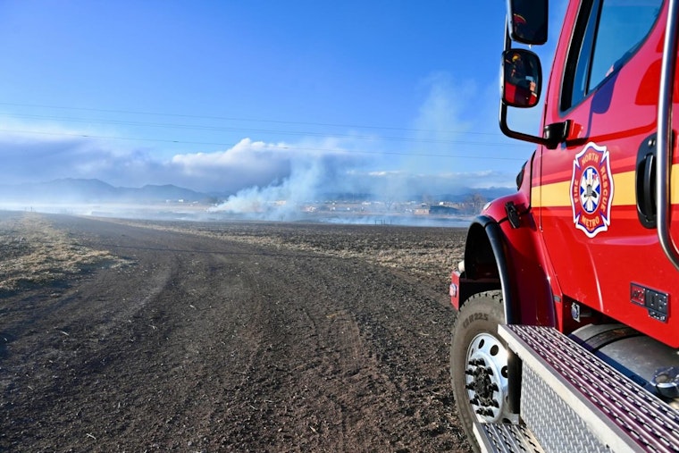 North Metro Fire Teams With Local Agencies to Halt Brush Fire Near Louisville, Employing Technical Firing Operation