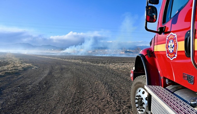 North Metro Fire Teams With Local Agencies to Halt Brush Fire Near Louisville, Employing Technical Firing Operation