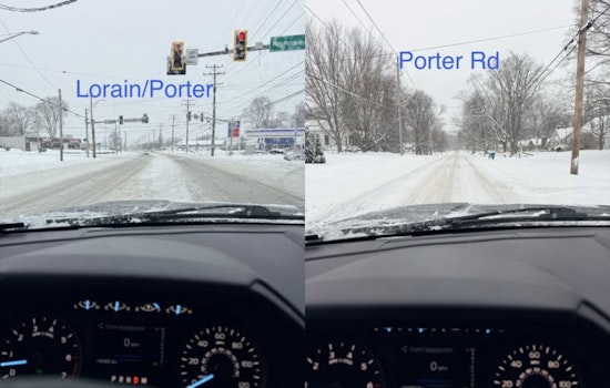North Olmsted Police Warn of Treacherous Driving Conditions Amid Cuyahoga County Snow Emergency