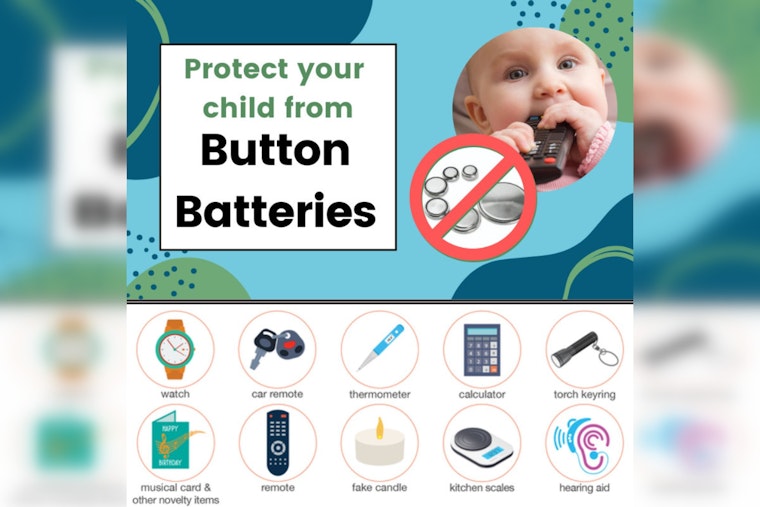 Oak Creek Health Department Issues Urgent Alert on Rise of Button Battery Ingestions by Children